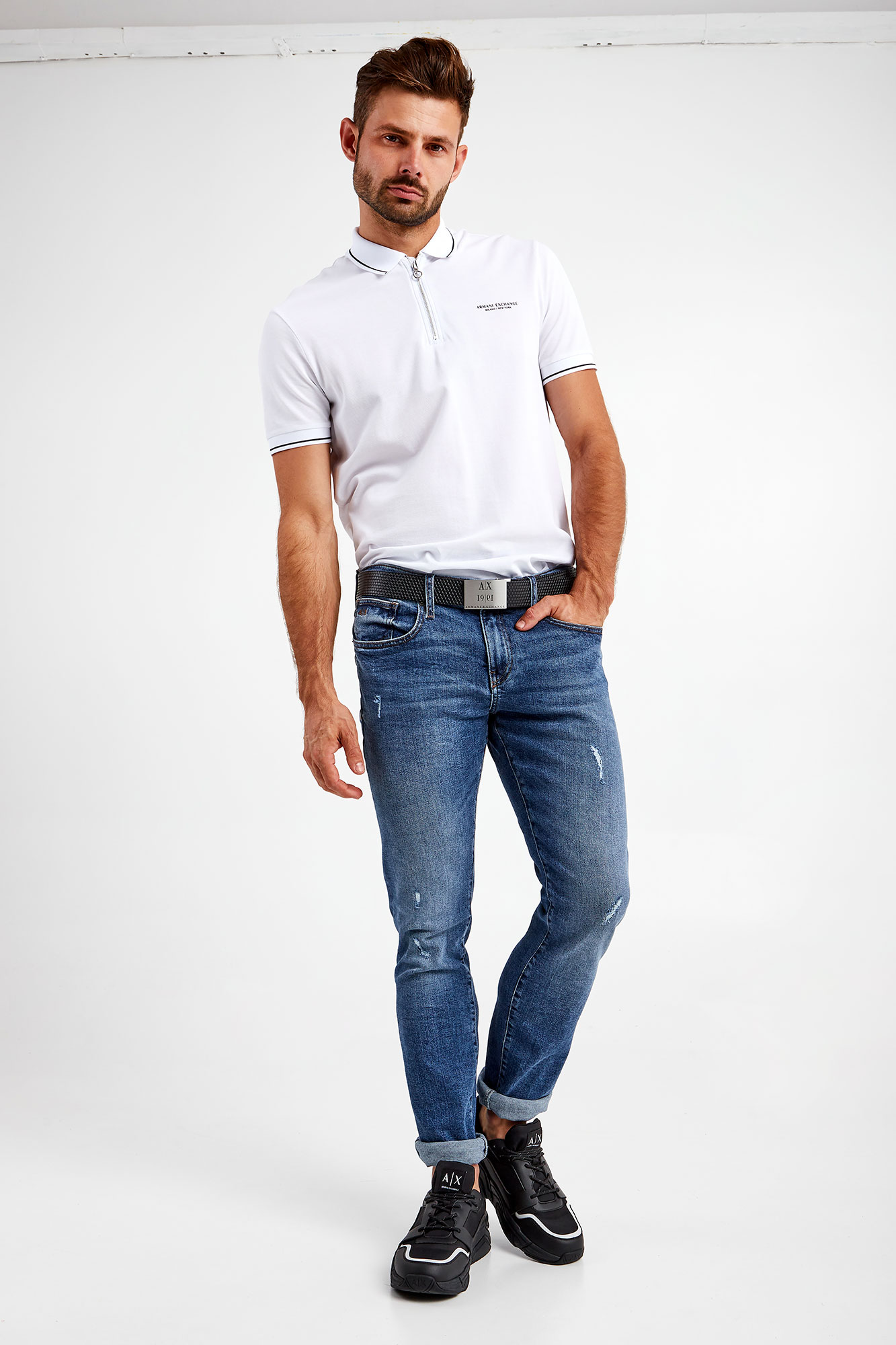 JEANSY ARMANI EXCHANGE rozmiar 33/32 – 60240-31