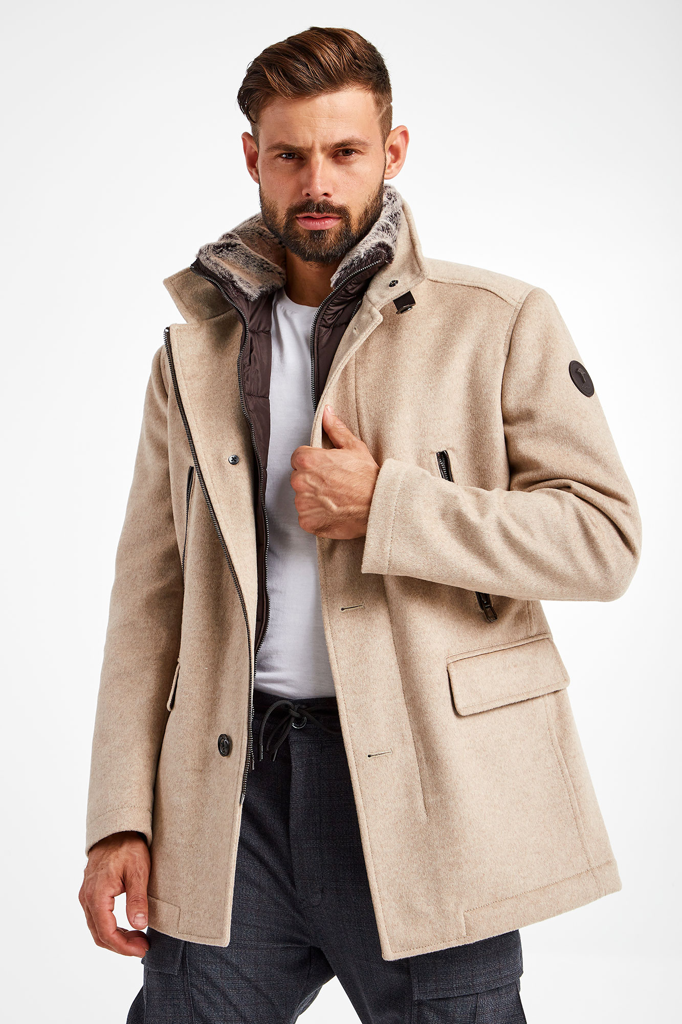 PŁASZCZ GARY JOOP! COLLECTION rozmiar 54