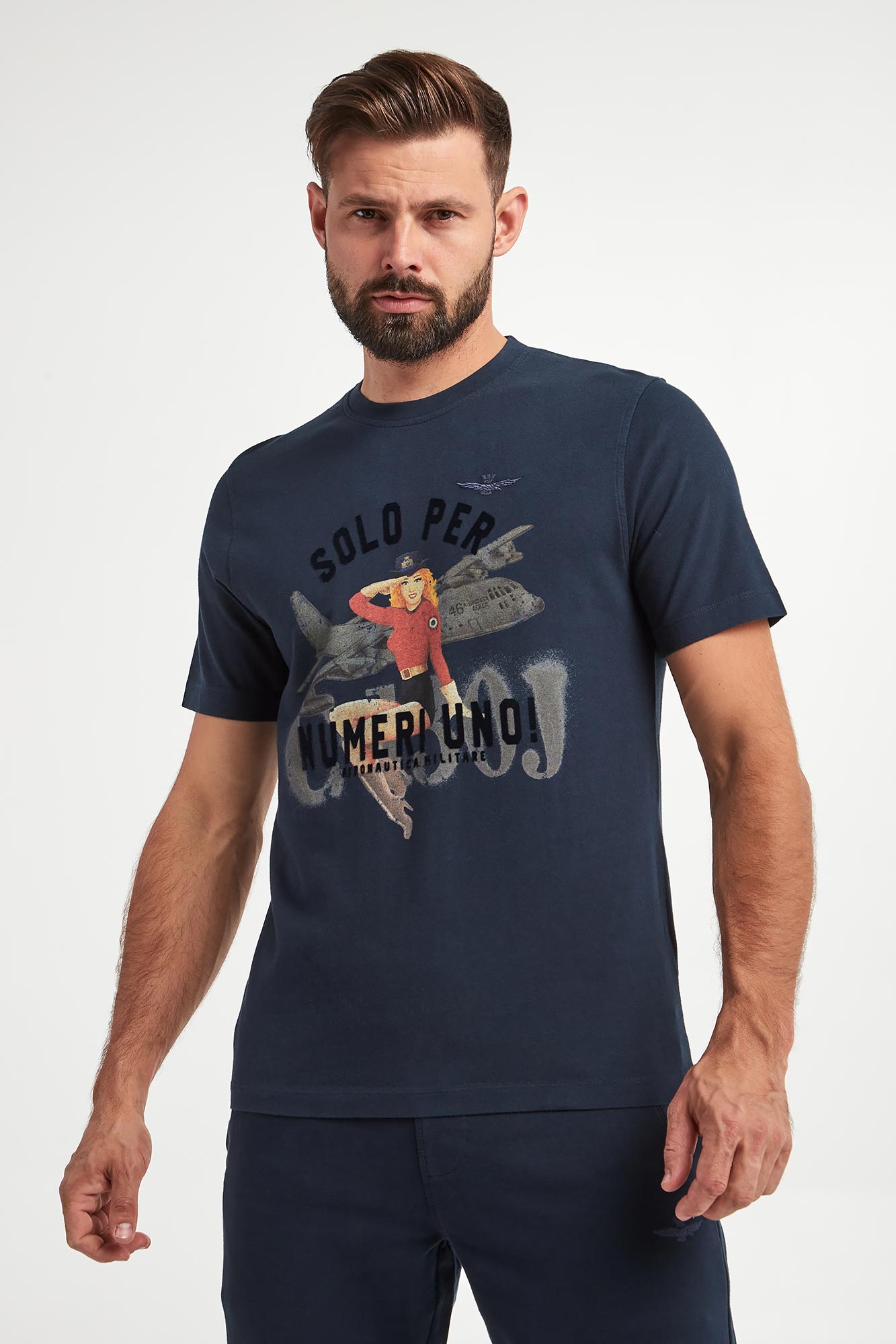 T-shirt mÄ™ski AERONAUTICA MILITARE