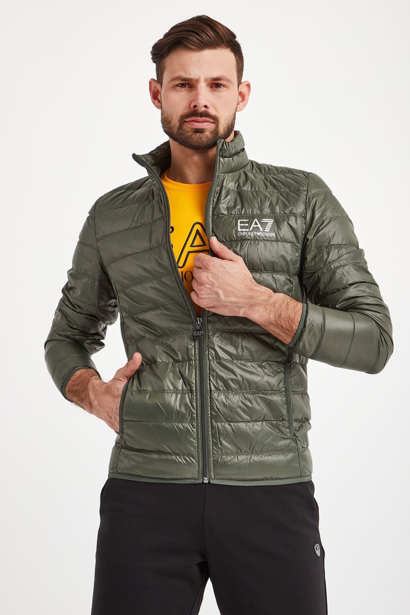 Pikowana kurtka EA7 EMPORIO ARMANI 2 Pikowana kurtka EA7 EMPORIO ARMANI