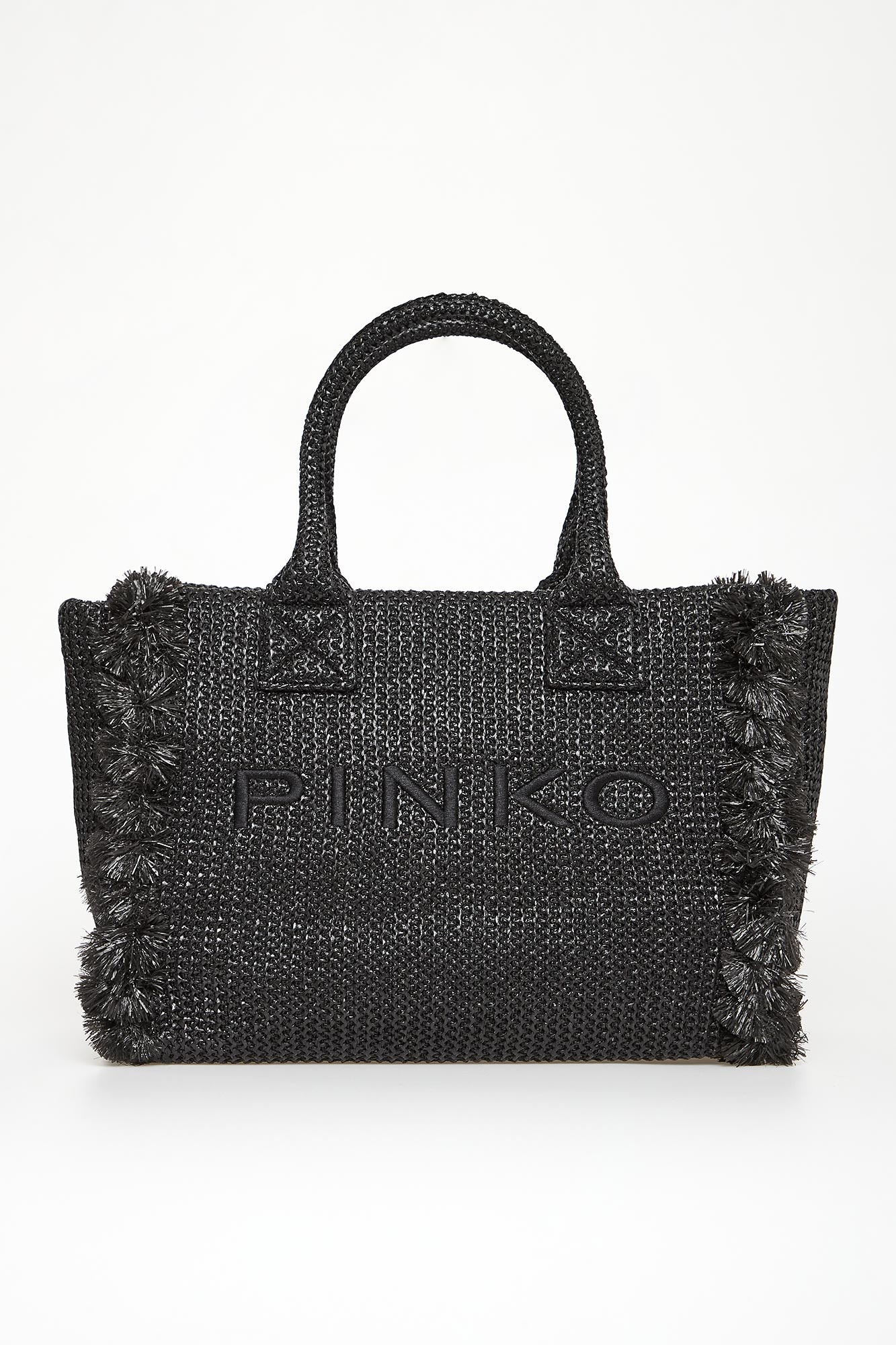 Torebka plażowy shopper z rafii PINKO