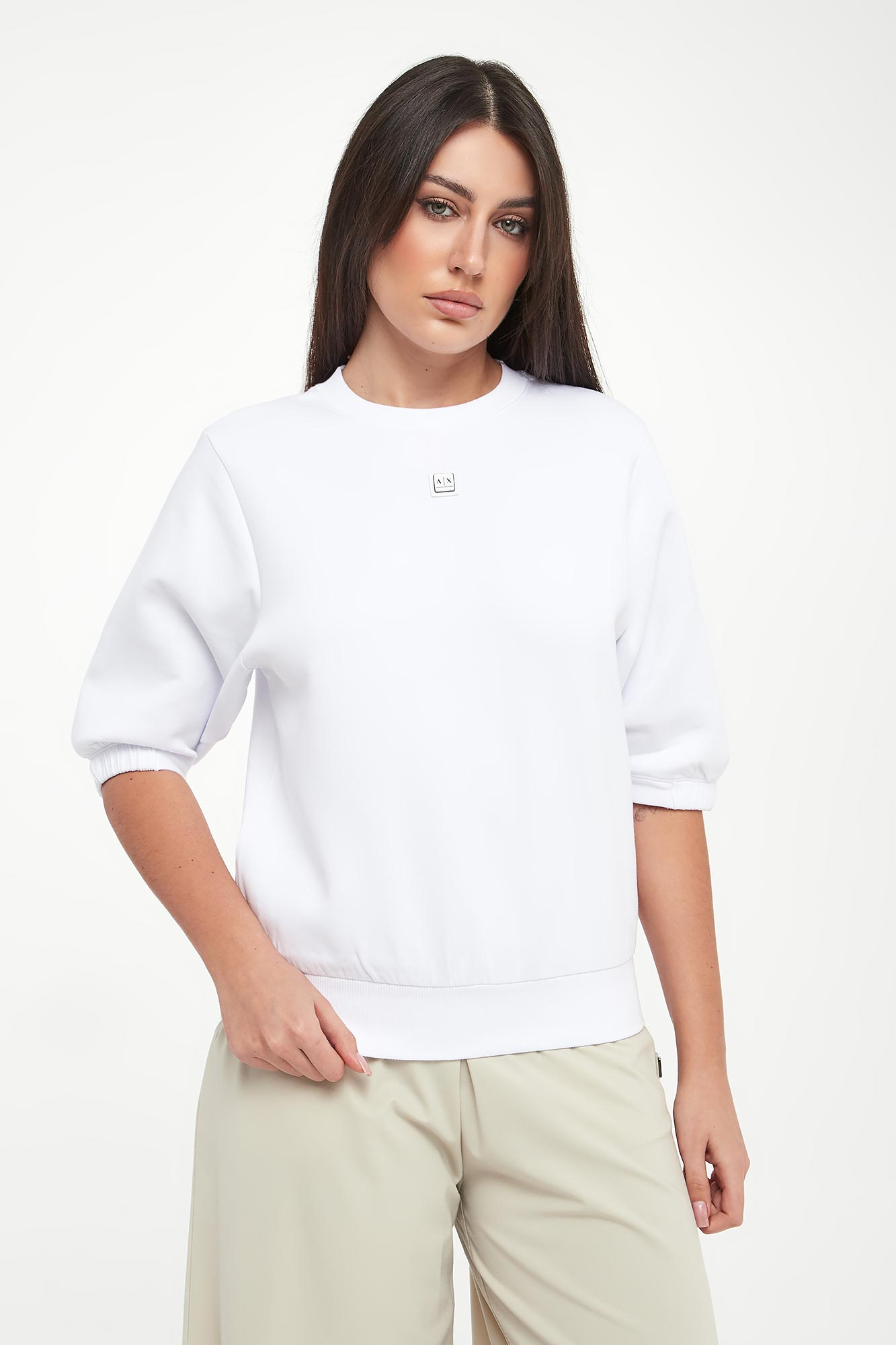 Bluza damska z krótkim rękawem ARMANI EXCHANGE