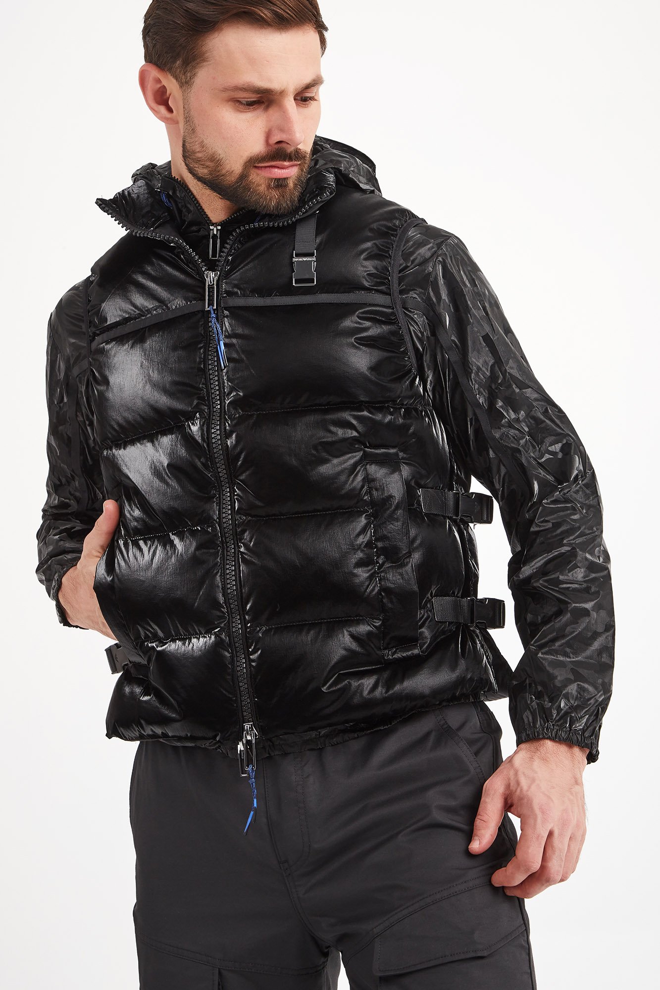 KURTKA Z KAMIZELKĄ EMPORIO ARMANI 2 KURTKA Z KAMIZELKĄ EMPORIO ARMANI