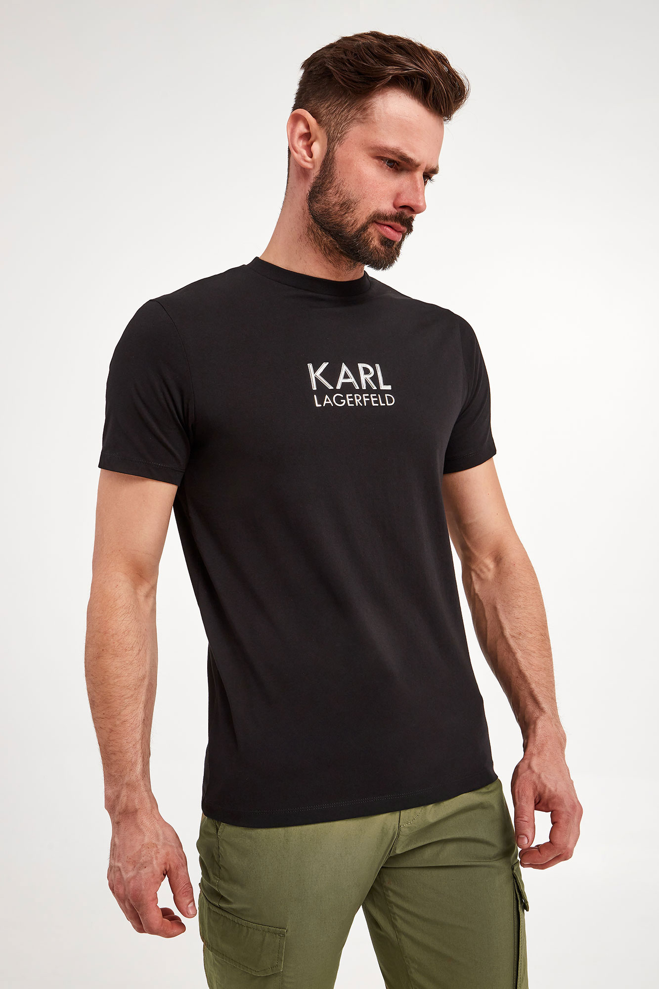 T-shirt KARL LAGERFELD rozmiar S – 63064-476