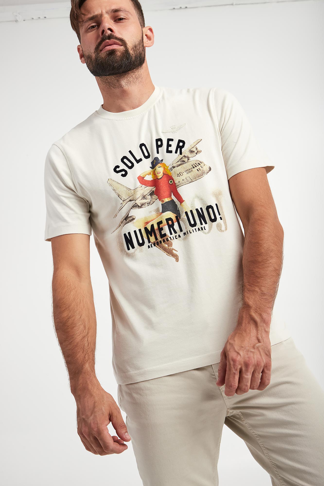 T-shirt mÄ™ski AERONAUTICA MILITARE