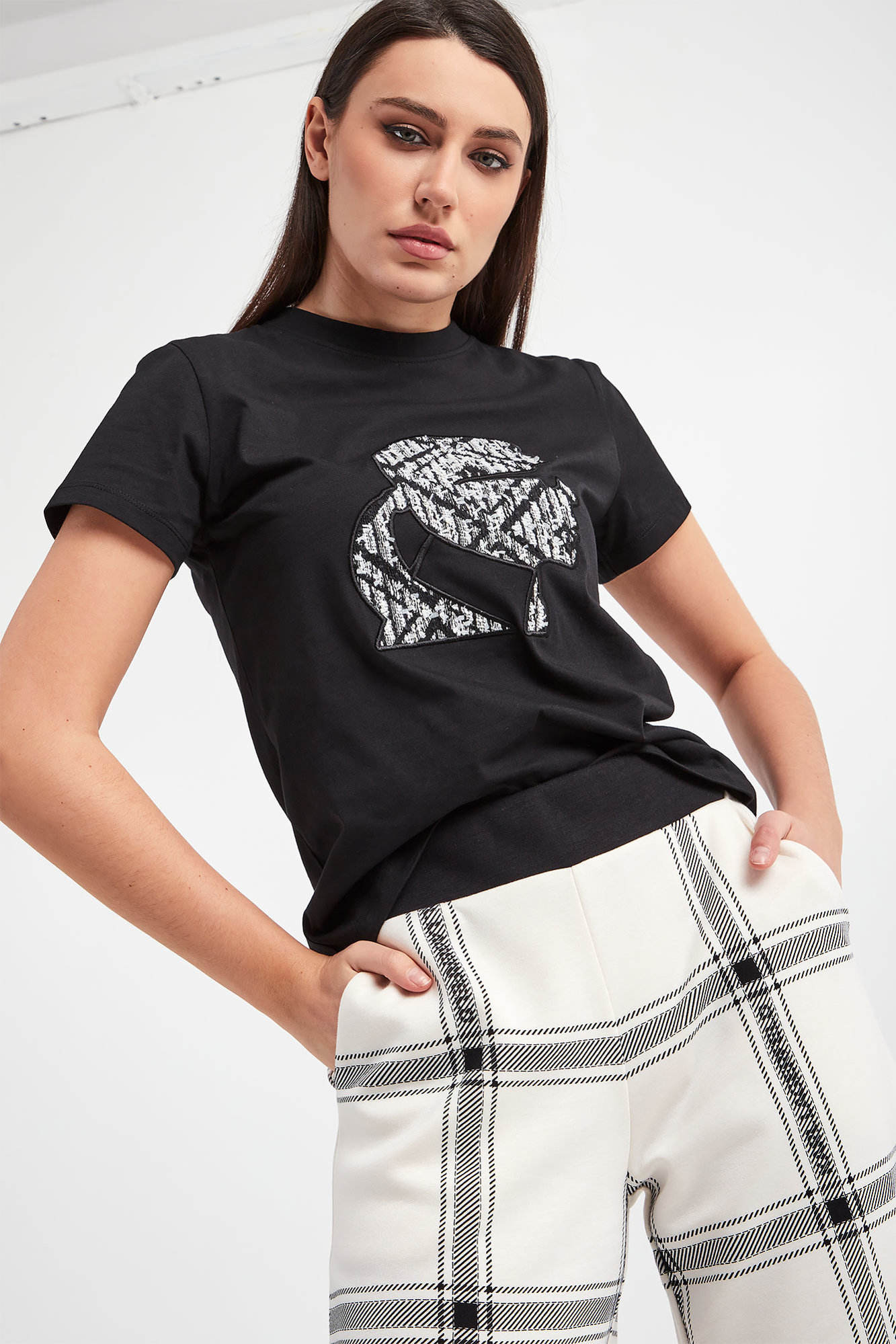 T-SHIRT KARL LAGERFELD rozmiar XS – 61495-475