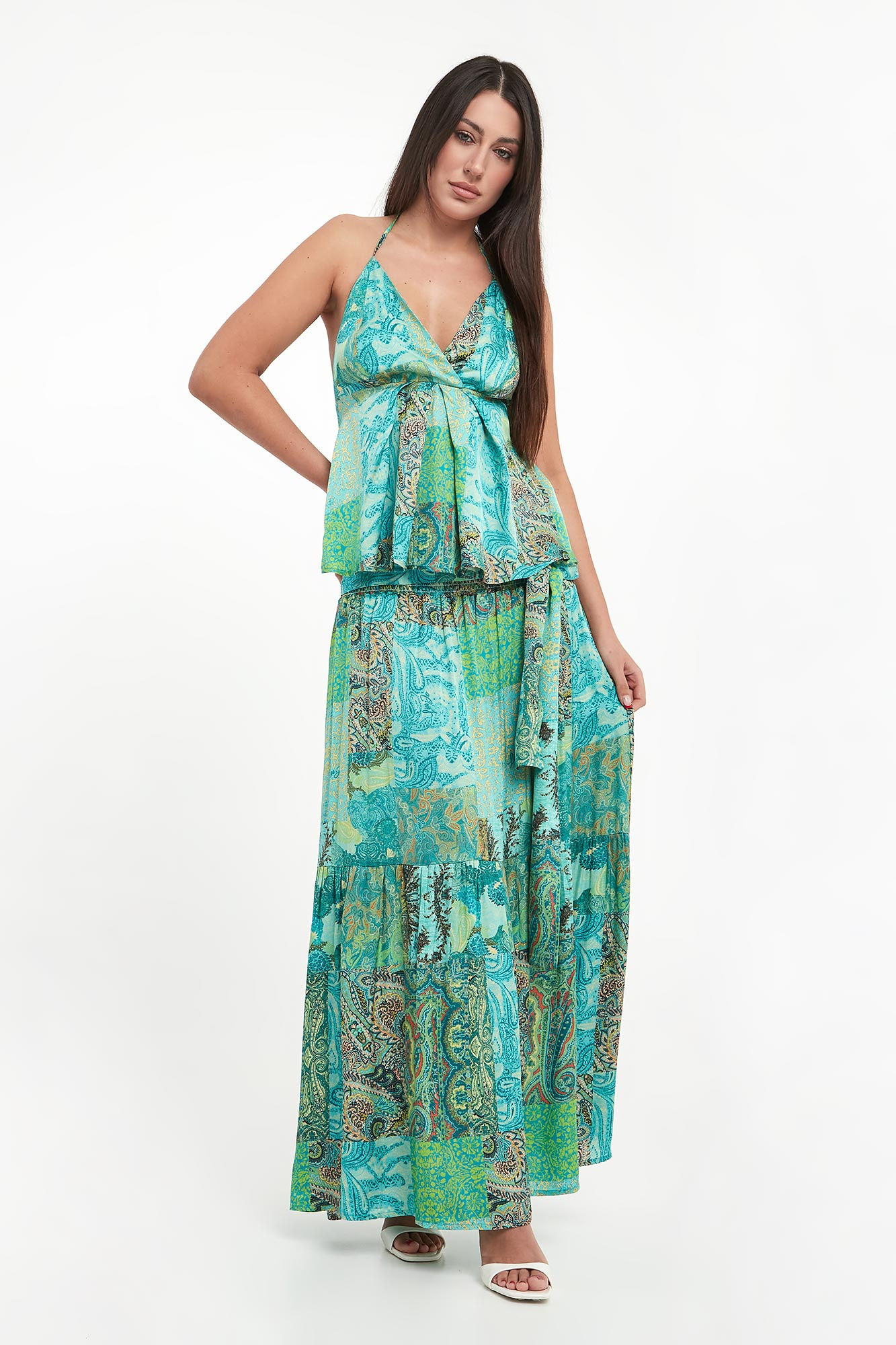 Spódnica maxi z wzorem paisley LIU JO