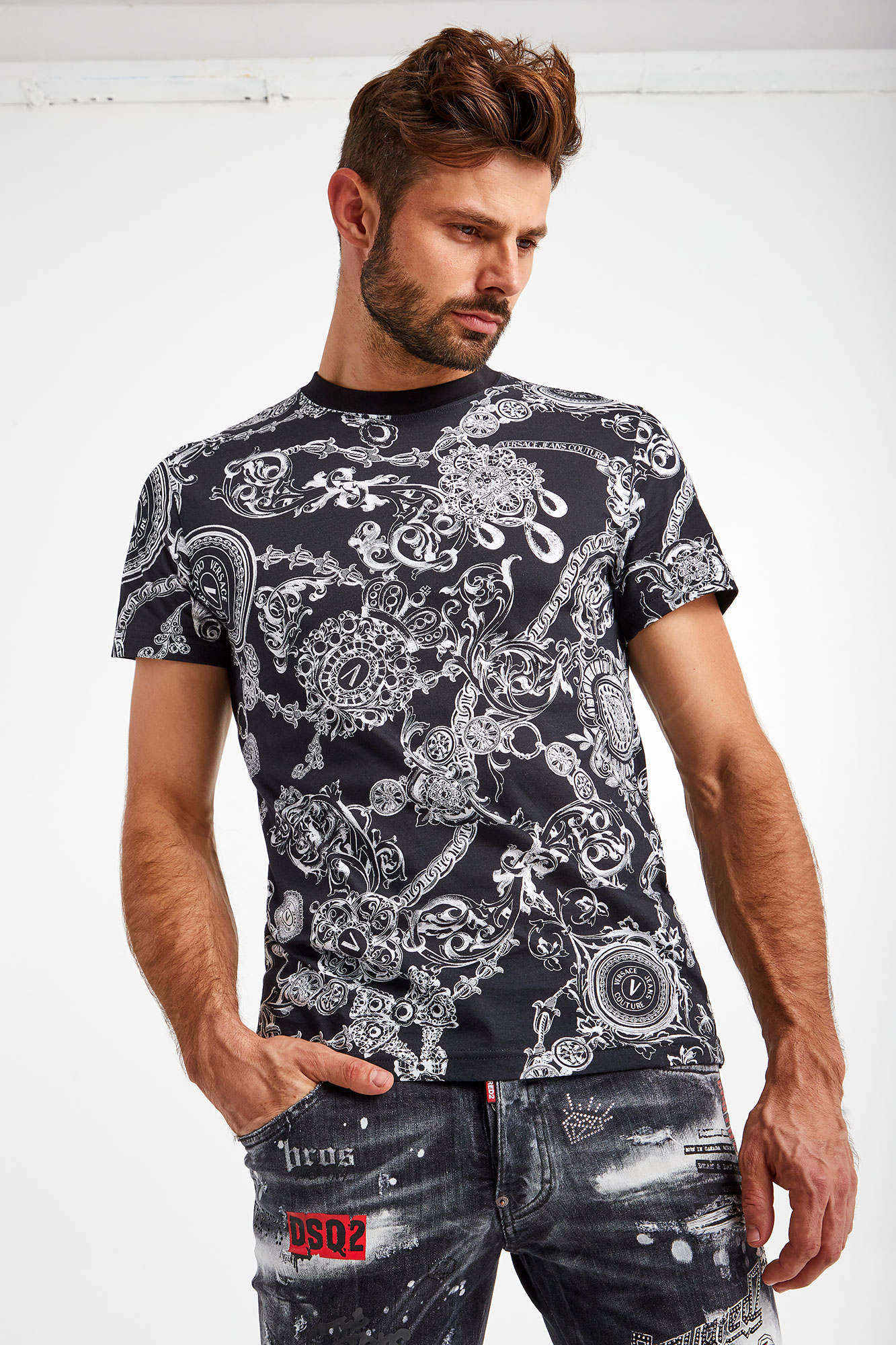 T-SHIRT VERSACE JEANS COUTURE rozmiar XXL – 59517-480