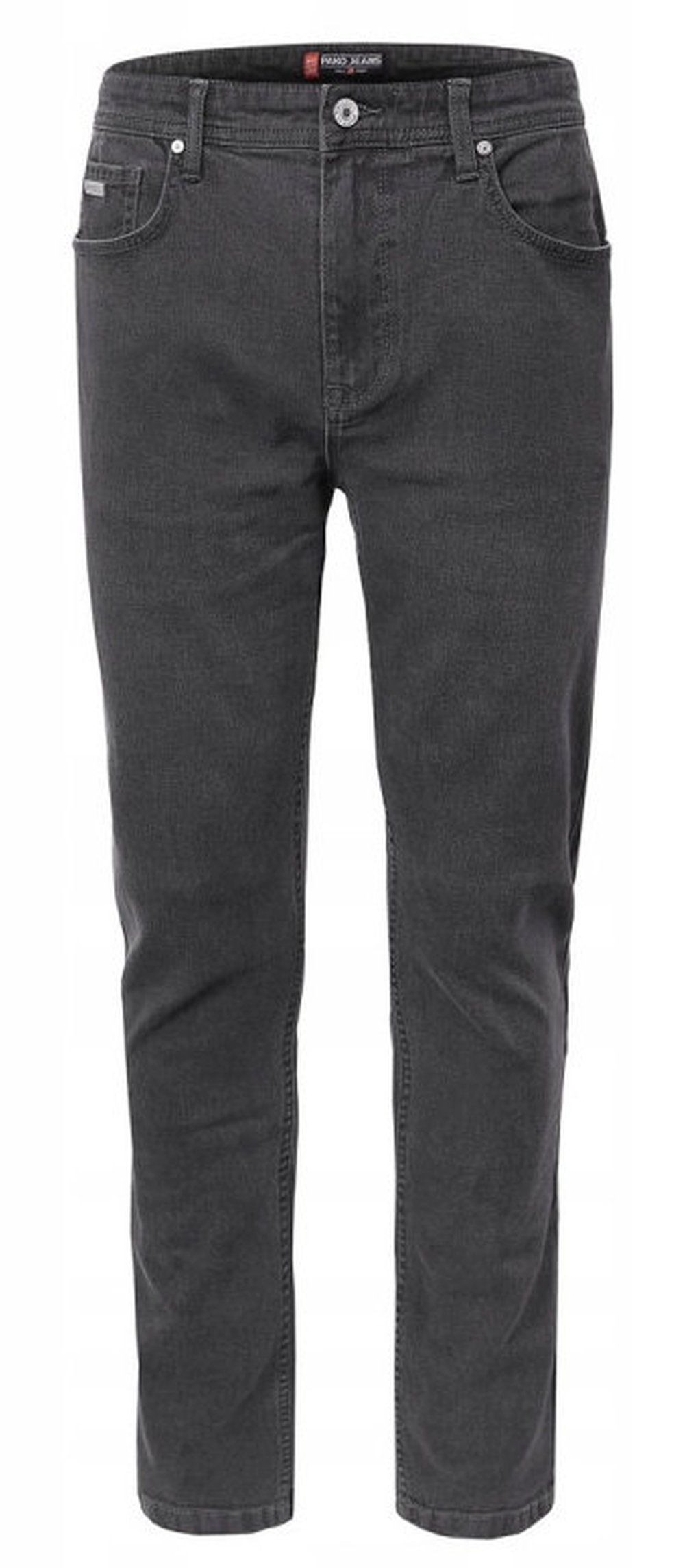 Męskie Jeansy o Prostym Kroju (Regular Fit) - Pako Jeans - Grafitowe