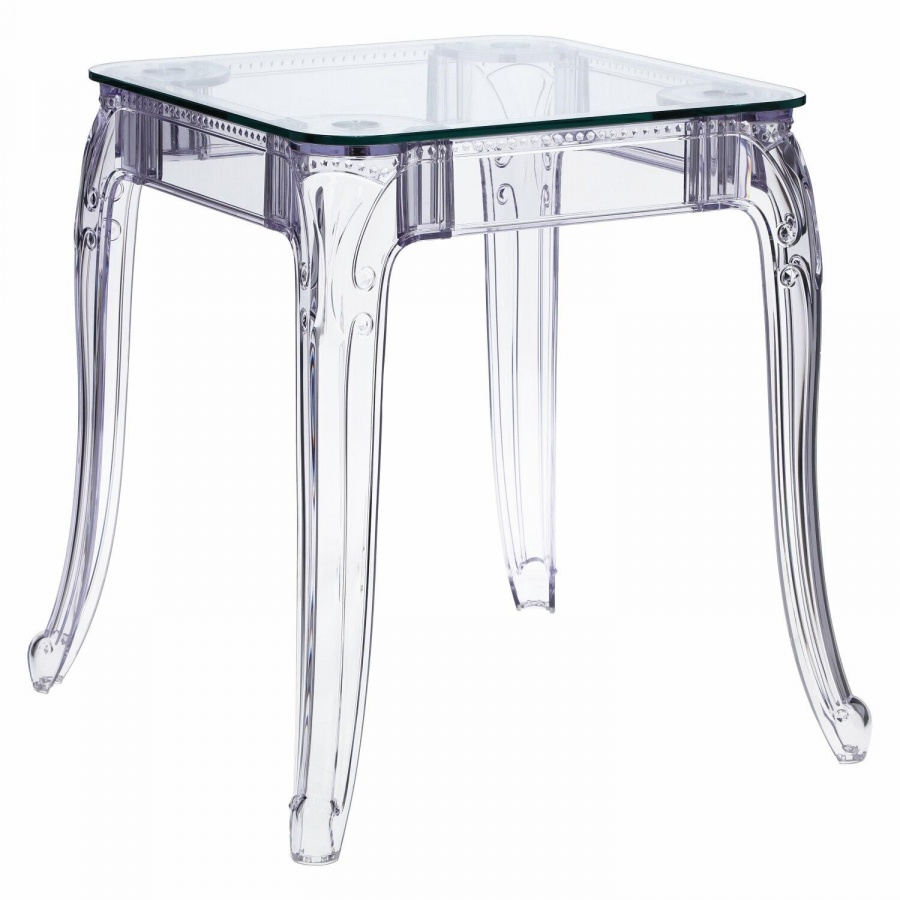 Фото - Обідній стіл D2 Design D2.Design Stół Ghost 62x62cm transparentny 