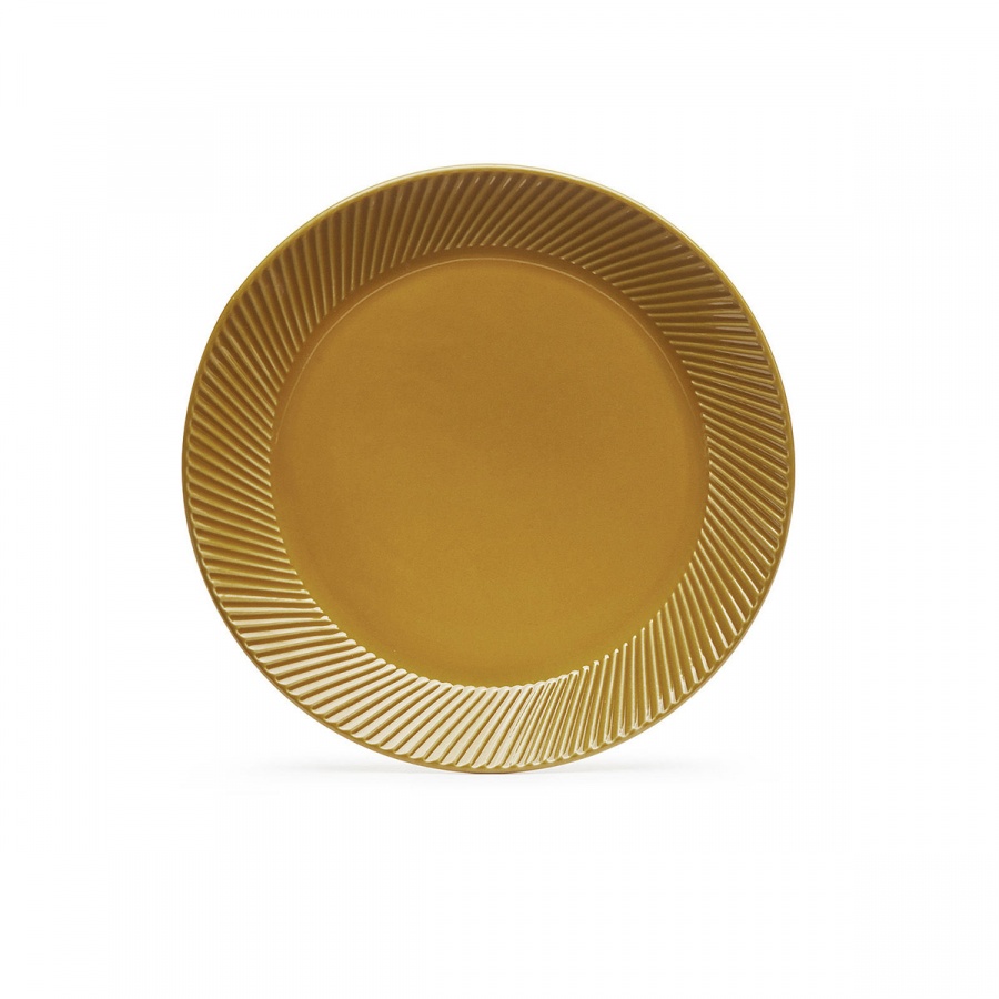 Фото - Інший столовий посуд Sagaform talerz, żółty, ceramika, śred. 20 cm 