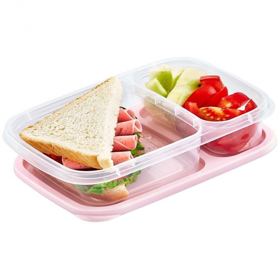 Zdjęcia - Pojemnik na żywność Orion Pojemnik DZIELONY do żywności, 2-częściowy, lunchbox, 0,75L 