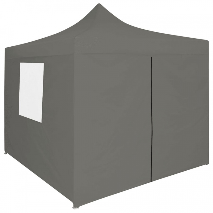 Zdjęcia - Meble ogrodowe VIDA Rozkładany namiot imprezowy z 4 ściankami, 3x3 m, antracytowy 