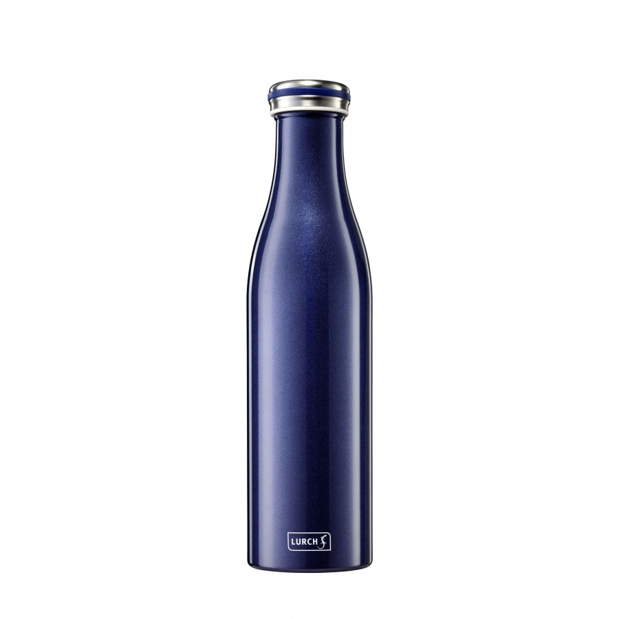 Фото - Термос Lurch butelka termiczna, stalowa, 0,75 l, niebieska metaliczna 