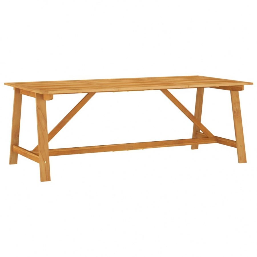 Фото - Обідній стіл VIDA Stół jadalniany do ogrodu, 206x100x74 cm, lite drewno akacjowe 
