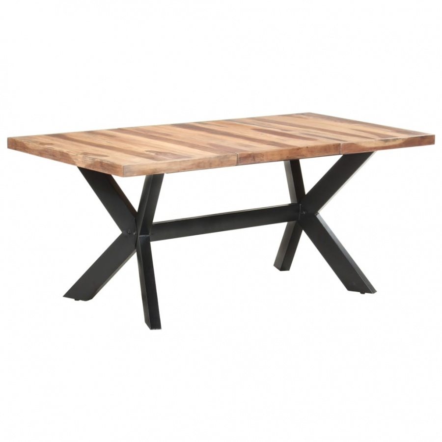 Фото - Обідній стіл VIDA Stół jadalniany, 180x90x75 cm, drewno stylizowane na sheesham 
