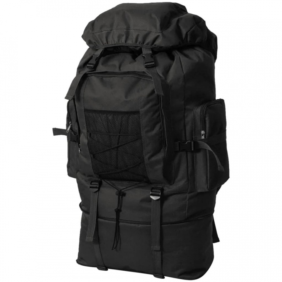 Zdjęcia - Zestaw piknikowy VIDA Plecak XXL w wojskowym stylu, 100 L, czarny 