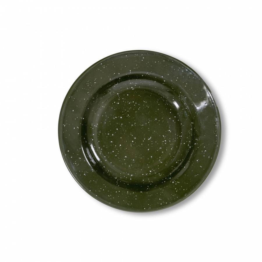 Фото - Інший столовий посуд Sagaform Talerz, żeliwo emaliowane, śred. 20 cm, zielony 