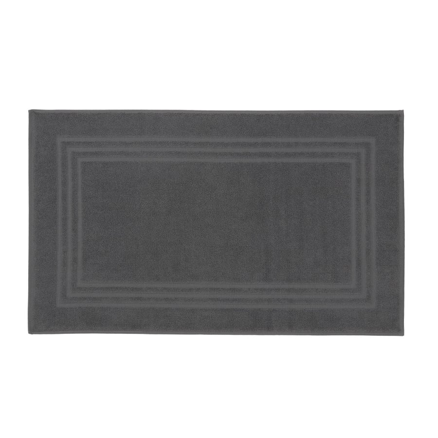 Dywanik Frotte ciemny szary 50x 80 cm ECO LIVING Kleine Wolke Lodge