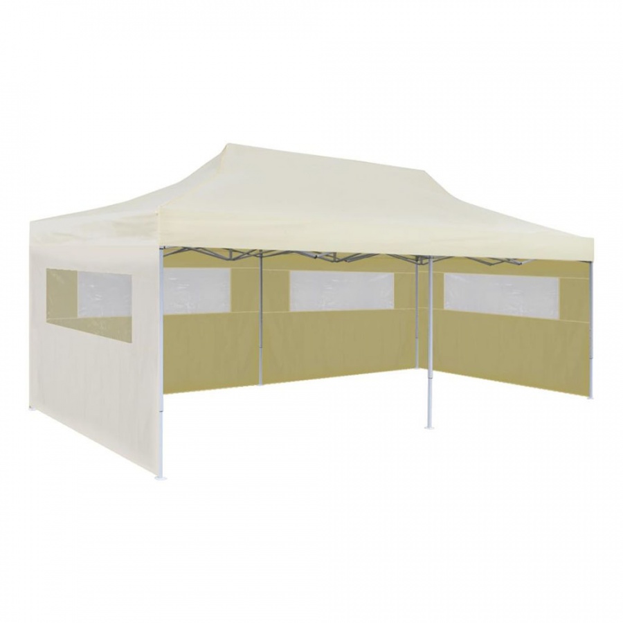 Zdjęcia - Meble ogrodowe VIDA Kremowy namiot imprezowy, rozkładany, 3 x 6 m 