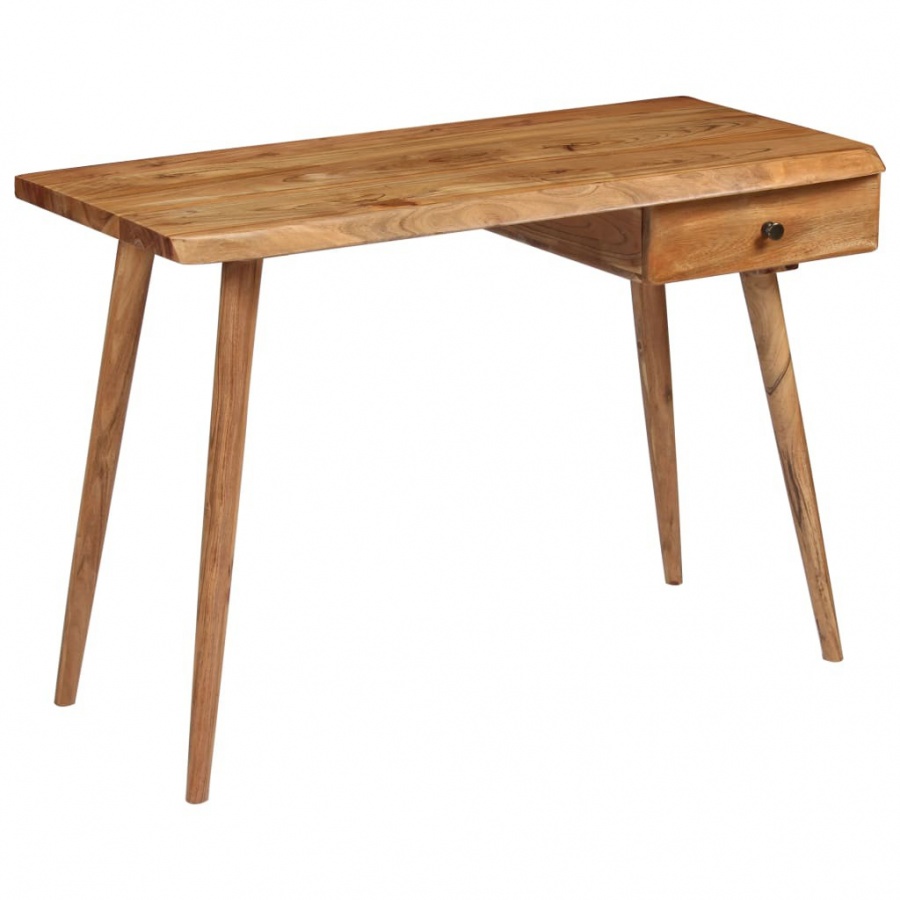 Фото - Офісний стіл VIDA Biurko z litego drewna akacjowego, 110 x 50 x 76 cm 