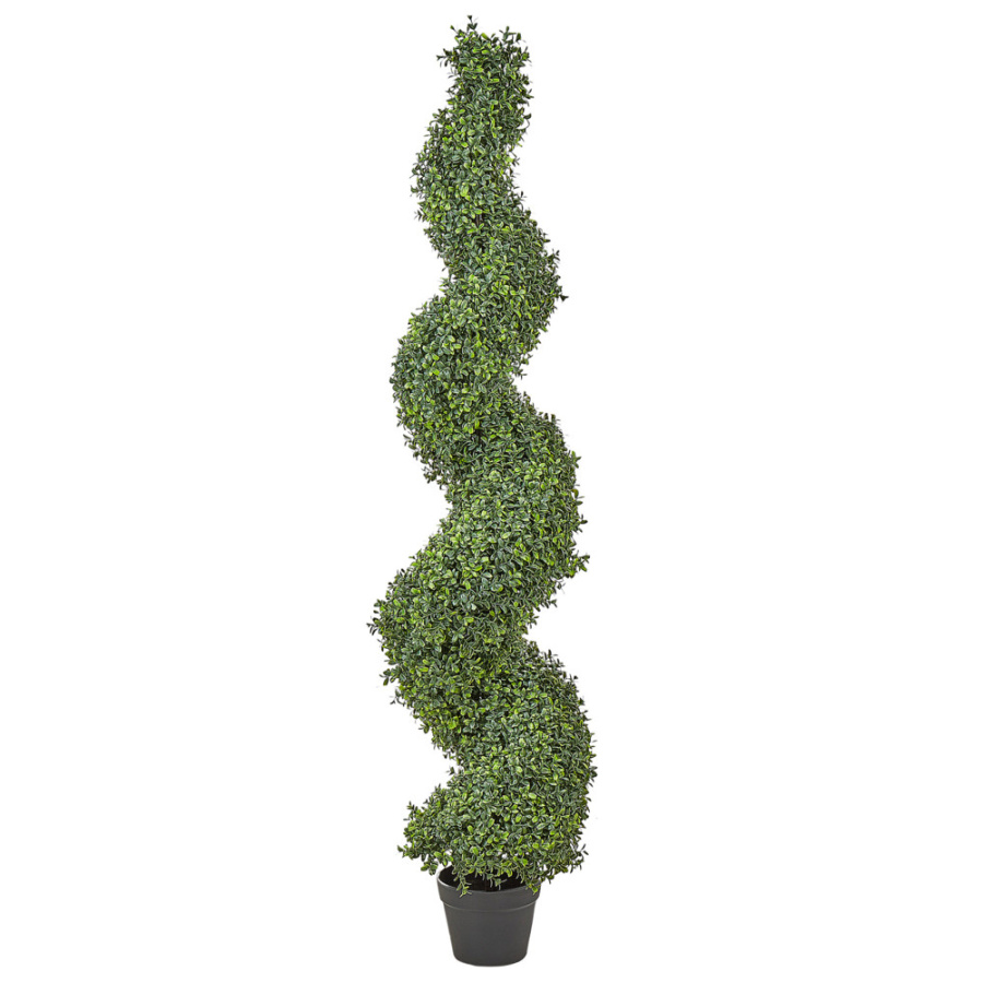 Sztuczna roślina buxus spiral tree 158 cm zielony