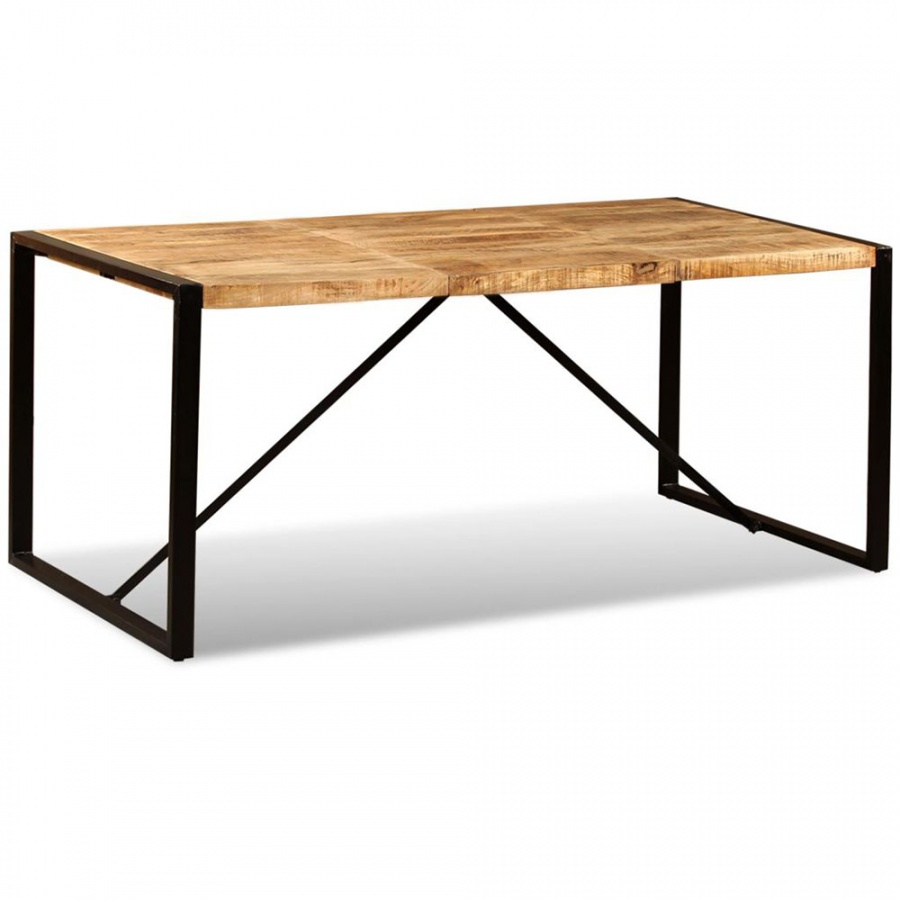 Фото - Обідній стіл VIDA Stół jadalniany, surowe drewno mango, 180 cm 