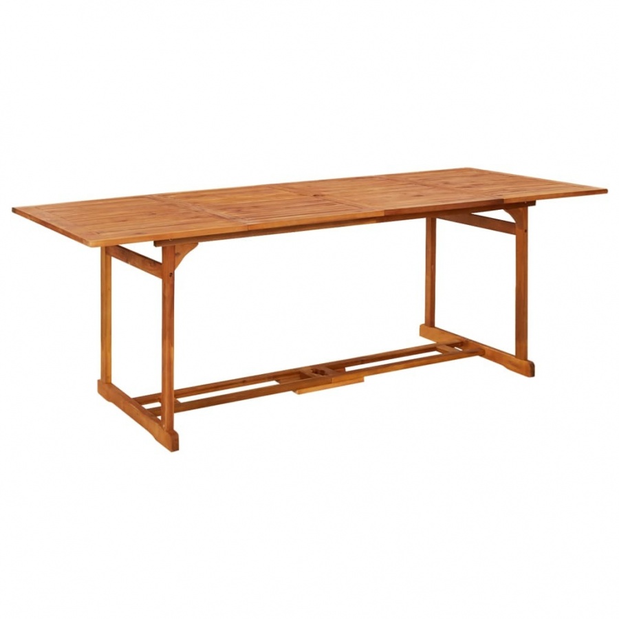 Zdjęcia - Stół kuchenny VIDA Ogrodowy stół jadalniany, 220x90x75 cm, lite drewno akacjowe 