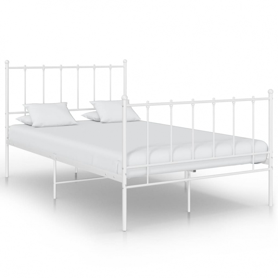Фото - Каркас для ліжка VIDA Rama łóżka, biała, metalowa, 120 x 200 cm 
