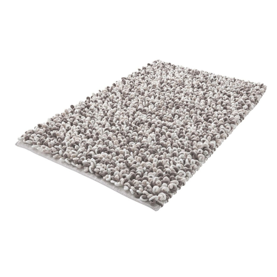 Kleine wolke sling dywanik łazienkowy 70x120 cm poliester/bawełna beż macadamia eco care