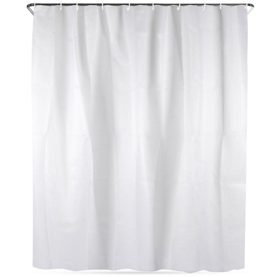Фото - Душова шторка Bathroom Solutions Zasłona prysznicowa biała 180x180 cm