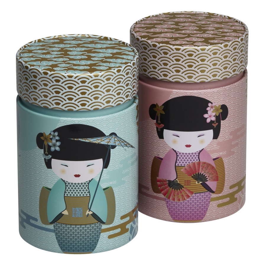 Zdjęcia - Pojemniki kuchenne Eigenart Puszka na herbatę 150g New Little Geisha różowa 75117