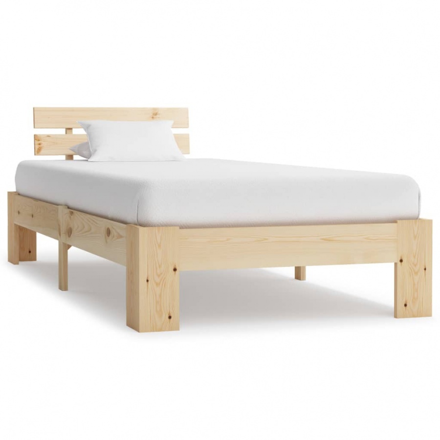 Zdjęcia - Stelaż do łóżka VIDA Rama łóżka, lite drewno sosnowe, 100 x 200 cm 