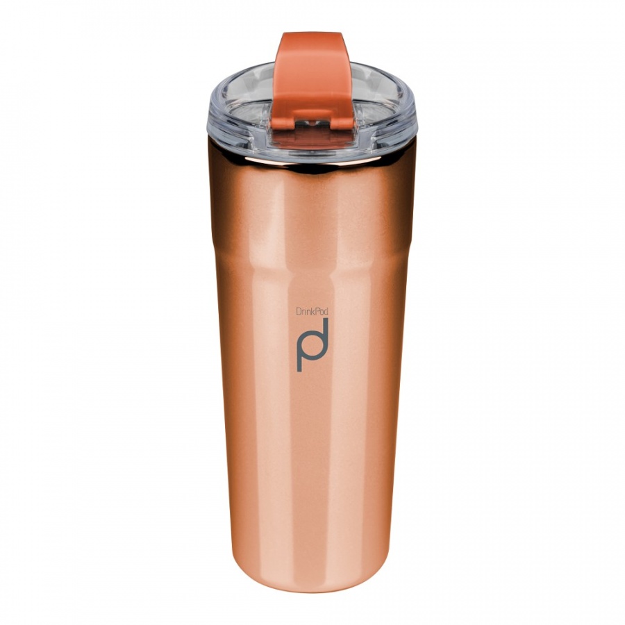 Kubek termiczny CafePod 500 ml kolor miedziany - Grunwerg - tytuł obrazka Kubek termiczny CafePod 500 ml kolor miedziany – Grunwerg