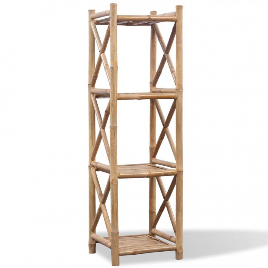 Фото - Полиця настінна VIDA 4 poziomowa bambusowa półka 