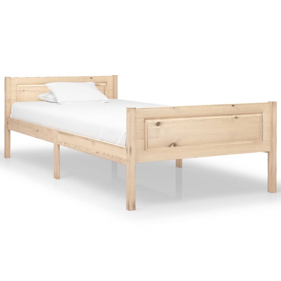 Zdjęcia - Stelaż do łóżka VIDA Rama łóżka z litego drewna sosnowego, 90 x 200 cm 
