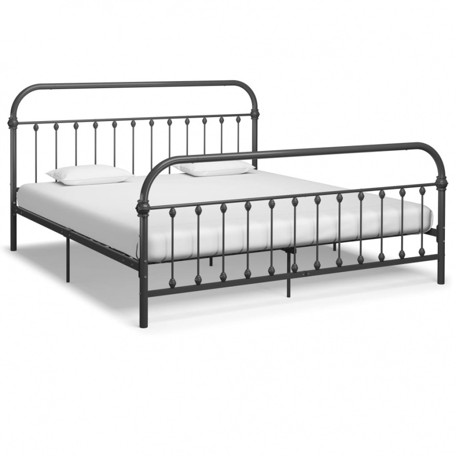 Фото - Каркас для ліжка VIDA Rama łóżka, szara, metalowa, 180x200 cm 
