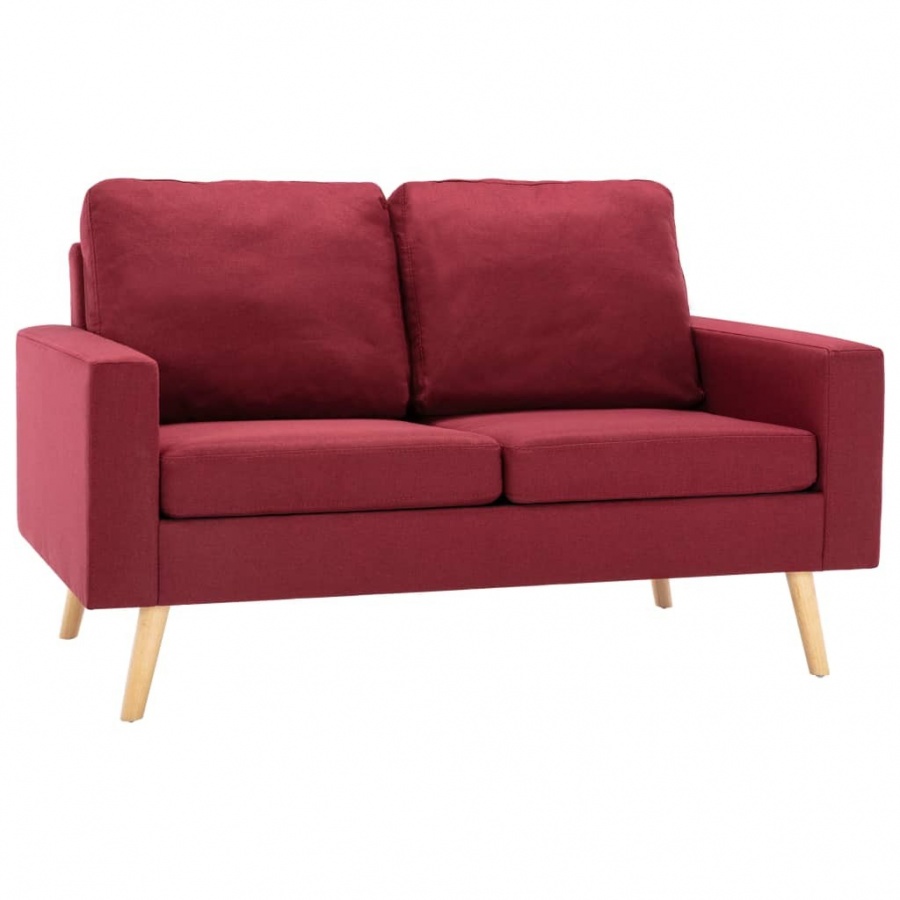 Zdjęcia - Sofa VIDA 2-osobowa , kolor czerwonego wina, tapicerowana tkaniną V-288710 