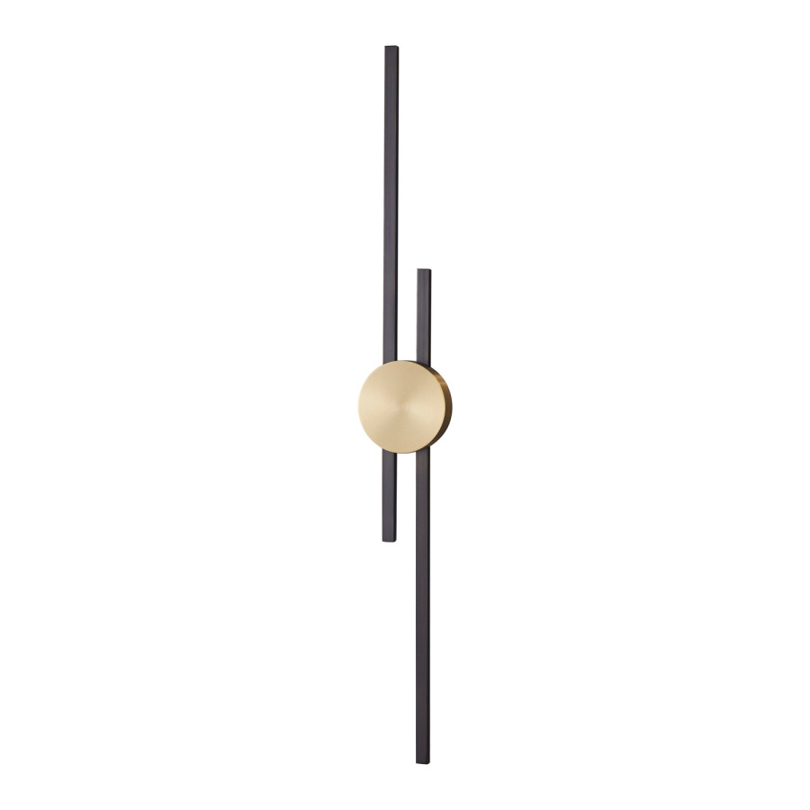 Lampa ścienna centro czarna 92 cm