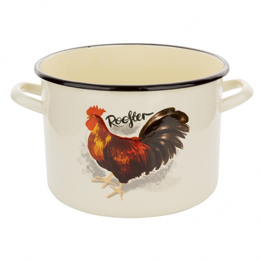 GARNEK EMALIOWANY PROSTY KOKOSZ B/P 24CM 7,9L N 1 GARNEK EMALIOWANY PROSTY KOKOSZ B/P 24CM 7,9L N
