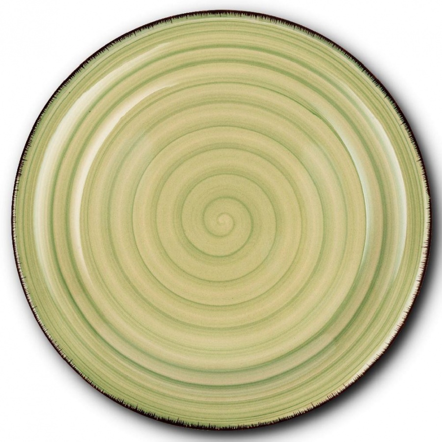 Фото - Інший столовий посуд NAVA Talerz ceramiczny OIL GREEN obiadowy płytki na obiad 27 cm 