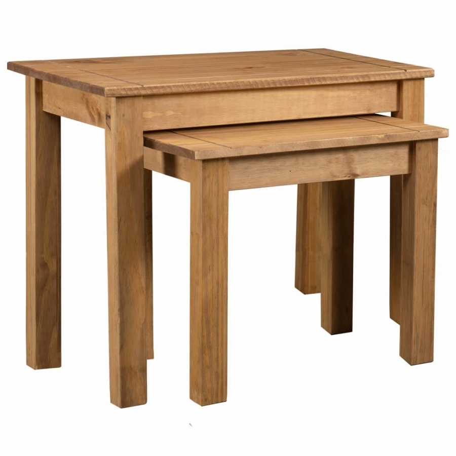 Фото - Журнальний столик VIDA 2 stoliki wsuwane pod siebie, drewno sosnowe, seria Panama 
