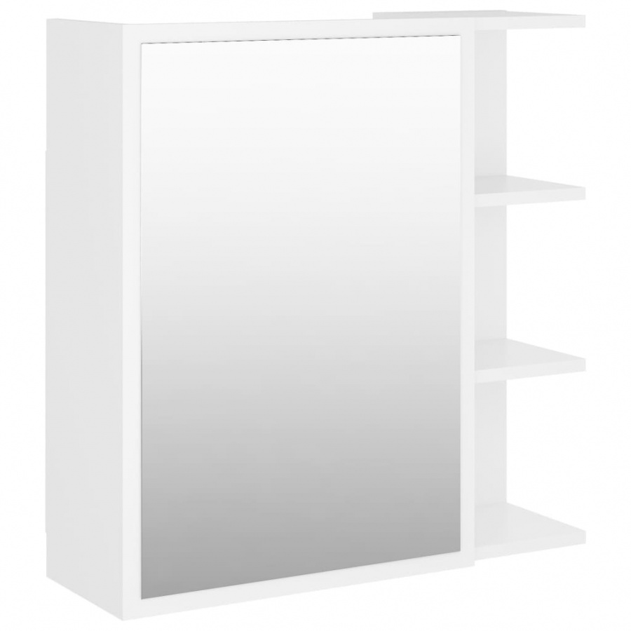 Фото - Шафка VIDA Szafka z lustrem, biała, 62,5 x 20,5 x 64 cm, płyta wiórowa 