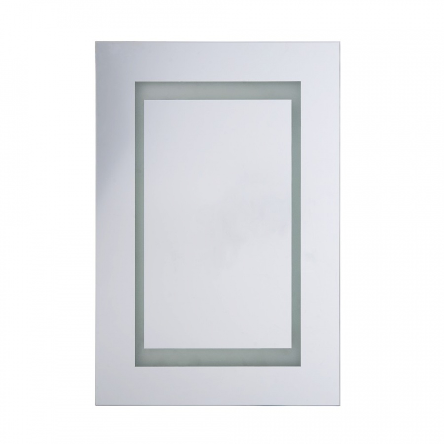 Zdjęcia - Szafka BLmeble  łazienkowa wisząca z lustrem LED 40 x 60 cm biała MALASPINA 