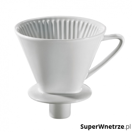 Фото - Чайний сервіз Cilio Filtr do kawy rozmiar 4 13,5x14 cm  biały 