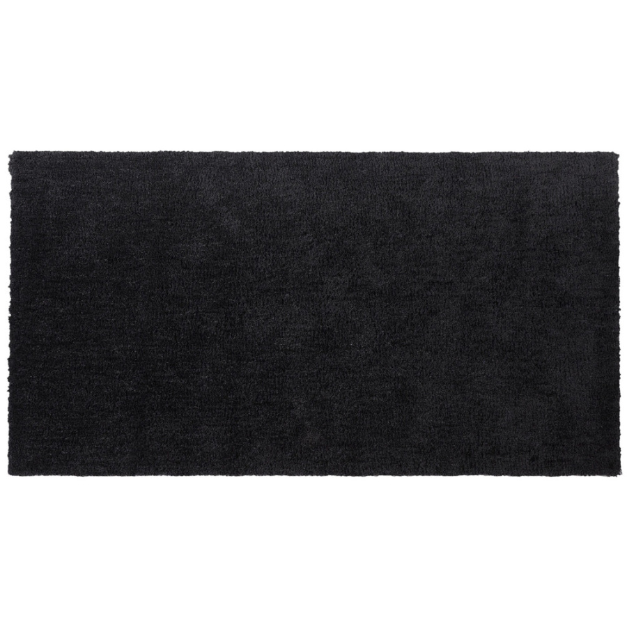 Dywan shaggy 80 x 150 cm czarny demre