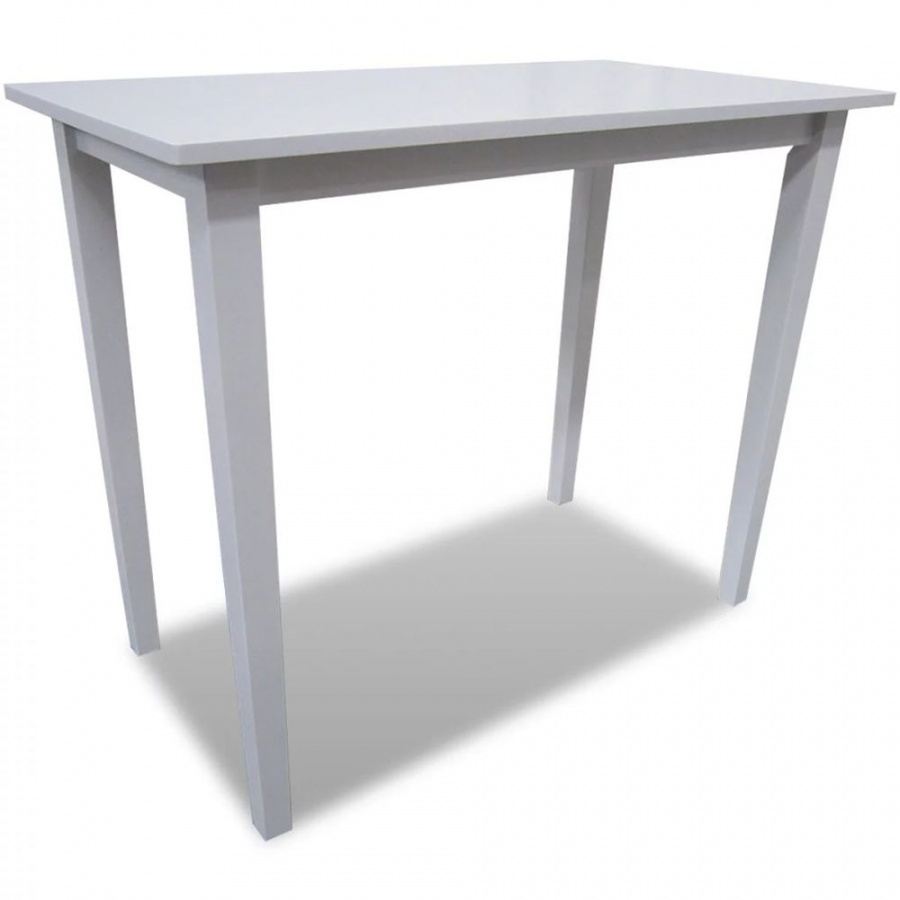 Zdjęcia - Stół kuchenny VIDA Drewniany stolik barowy, biały 