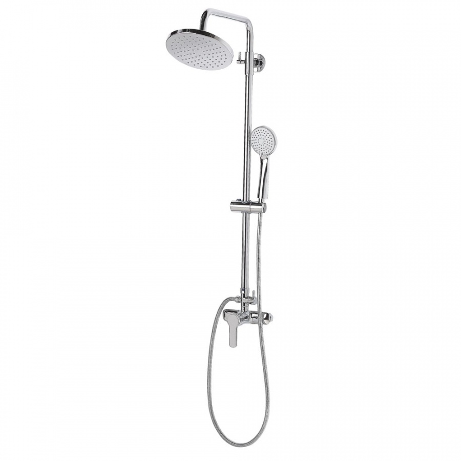 Zdjęcia - Zestaw prysznicowy BLmeble Kolumna prysznicowa z deszczownicą srebrna TINKISSO 