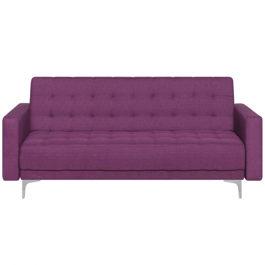 Фото - Диван BLmeble Sofa rozkładana fioletowa ABERDEEN 