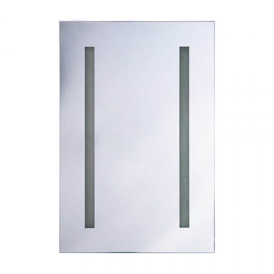 Zdjęcia - Szafka BLmeble  łazienkowa wisząca z lustrem LED 40 x 60 cm biała CAMERON 